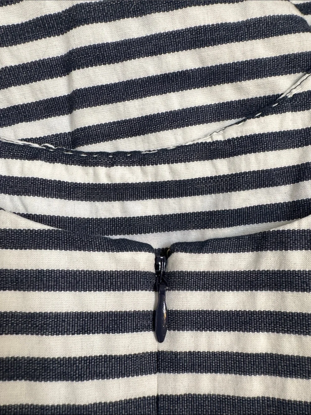 Kate Spade Navy Striped Jillian Bow Front Dress
